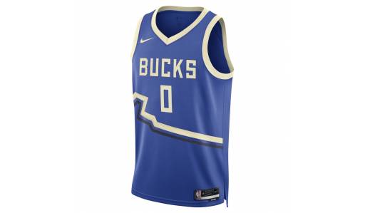 Nike NBA City Edition Swingman Jersey Damian Lillard FQ4349-483